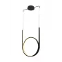 Lampa wisząca 48W LED czarna 2880lm