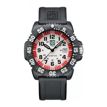 LUMINOX Atacama Field Automatic 1900 Series X2.2057 Zegarek męski 44mm Czarna tarcza Czarny pasek skórzany