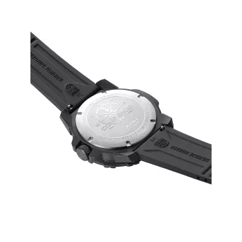Zegarek męski Luminox Atacama Field Day Date XL.3321 45mm czarna tarcza czarny pasek skórzany