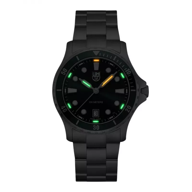 Zegarek męski LUMINOX XS.0957 42mm Swiss Quartz Zielona Tarcza Pasek Nylonowy