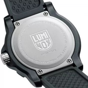 LUMINOX Zegarek męski XL.8882.F 45mm Swiss Quartz z kopertą Carbonox i czarnym gumowym paskiem