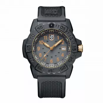 Zegarek męski Luminox Navy SEAL 3500 Series XS.3508.GOLD 45mm Swiss Quartz
