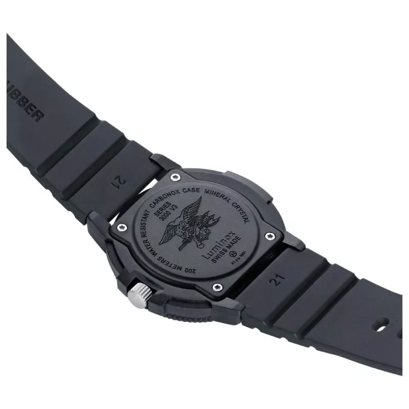 Zegarek męski Luminox Navy SEAL Colormark 3000 Series XS.3005.F 43mm czarna guma
