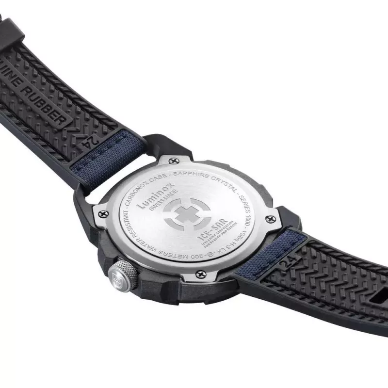 Luminox XL.1003.ICE ICE-SAR Arctic 1000 Series Zegarek męski 46mm Niebieska tarcza Niebieski pasek gumowy