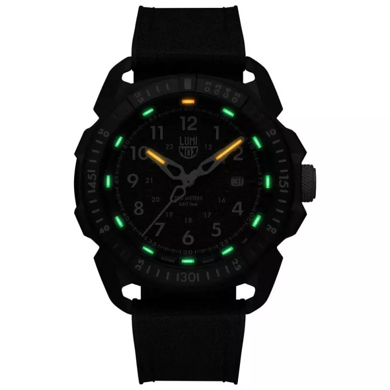 Luminox XL.1003.ICE ICE-SAR Arctic 1000 Series Zegarek męski 46mm Niebieska tarcza Niebieski pasek gumowy