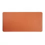 LUMIVIDA HS084936 Duża podkładka na biurko ze skóry PVC, 1200x600 mm, pomarańczowa