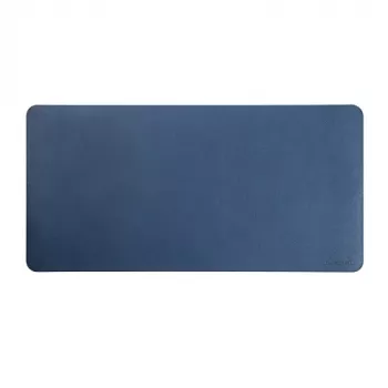 LUMIVIDA Duża podkładka biurkowa ze skóry PVC 1200x600 mm niebieska