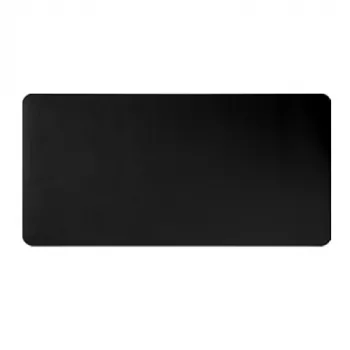 LUMIVIDA Duża podkładka pod mysz ze skóry PVC z antypoślizgową gumową podstawą, 1200x600mm, czarna