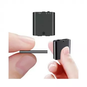 LUXURY-GOODS JNN Q63 32GB Dyktafon z obudową ze stopu cynku, redukcją szumów DSP, aktywacją głosową, baterią 30h
