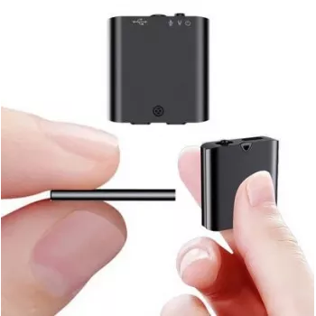 LUXURY-GOODS JNN Q63 32GB Dyktafon z obudową ze stopu cynku, redukcją szumów DSP, aktywacją głosową, baterią 30h