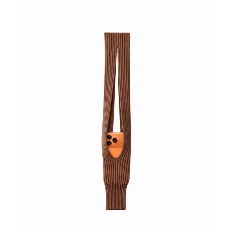 MACHINO iPhone Sock Short Size (40cm) Brown