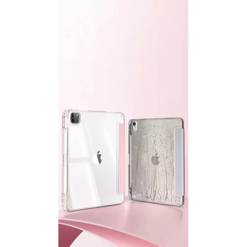 MACHINO TAB Case do iPad Pro 2/3/4 11 2020/2021/2022 oraz iPad Air 4/5 10.9 i iPad Air 11 (2024) Różowy
