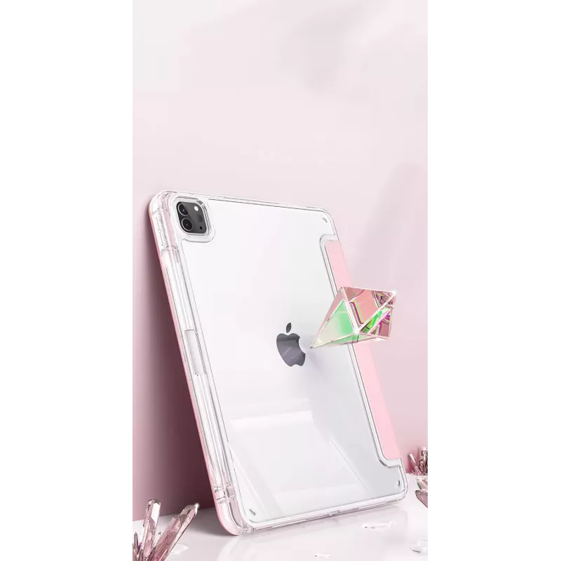MACHINO TAB Case do iPad Pro 2/3/4 11 2020/2021/2022 oraz iPad Air 4/5 10.9 i iPad Air 11 (2024) Różowy