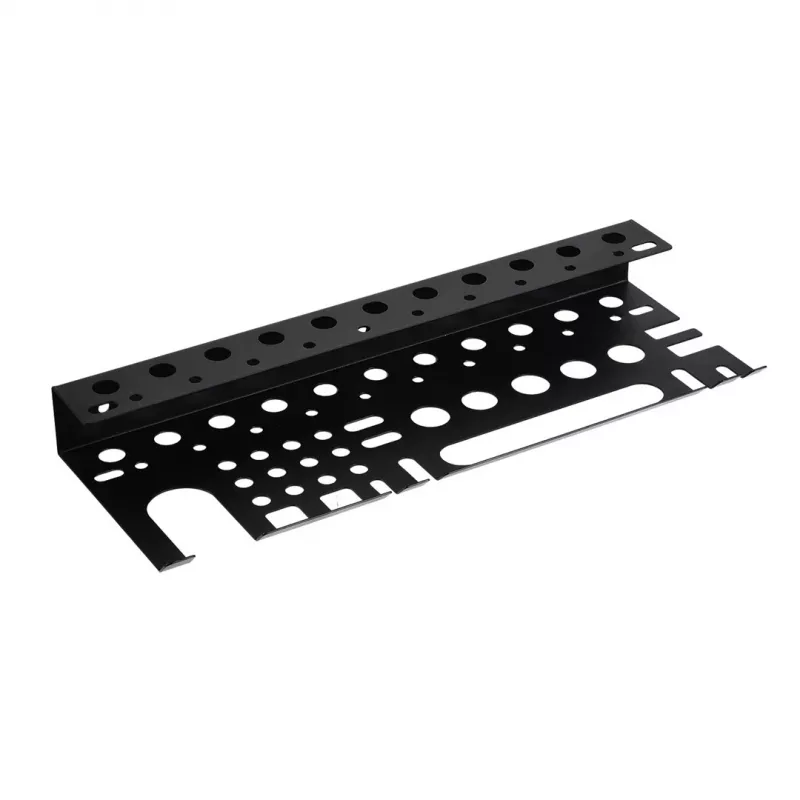 MACLEAN MC-141 Ścienny Organizer na Narzędzia z 20 Pojemnikami i 11 Hakami, Czarny/Czerwony, 800x400x195 mm
