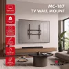 Uchwyt ścienny MACLEAN MC-187 Tilt do telewizorów 32-75 cali, VESA do 400x400, 45 kg, czarny