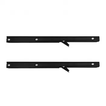 MACLEAN MC-196 Składany wspornik półki ściennej 300mm 60kg biały, stal malowana proszkowo