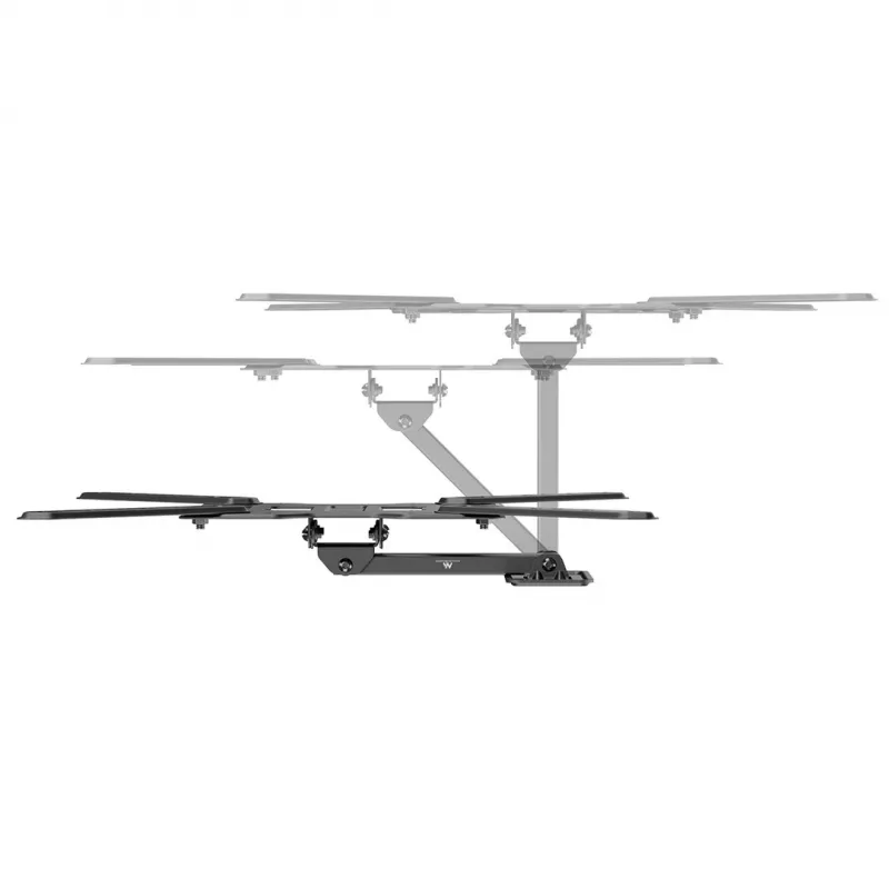 Maclean MC-758 N Stały uchwyt ścienny do telewizorów i monitorów 23-65 cali, 30 kg, VESA 400x400, czarny
