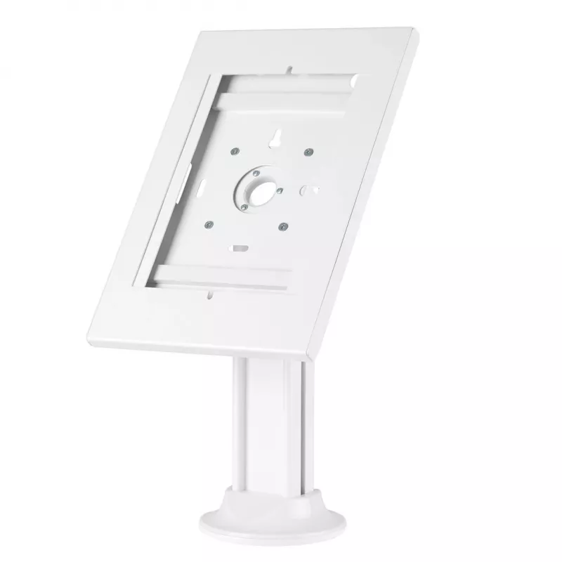 Maclean MC-908W Bezpieczny uchwyt stojakowy na tablet z zamkiem kluczowym, dla tabletów 9.7-10.5 inch, biurkowy, czarny