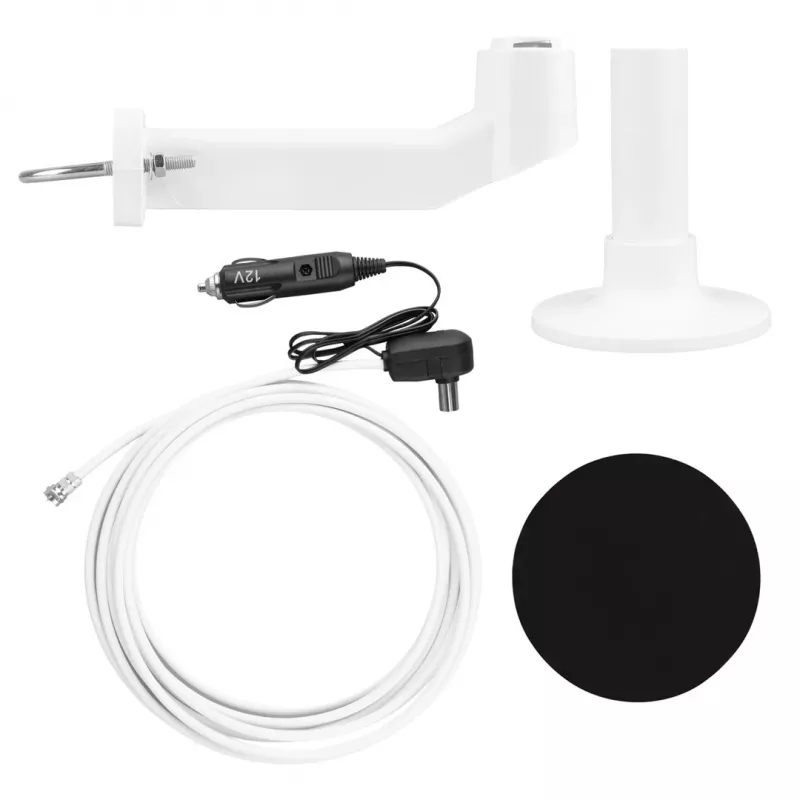 Maclean MCTV-103 Aktywna antena dookólna DVB-T/T2 HEVC do kampera, 12V