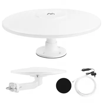 Maclean MCTV-103 Aktywna antena dookólna DVB-T/T2 HEVC do kampera, 12V