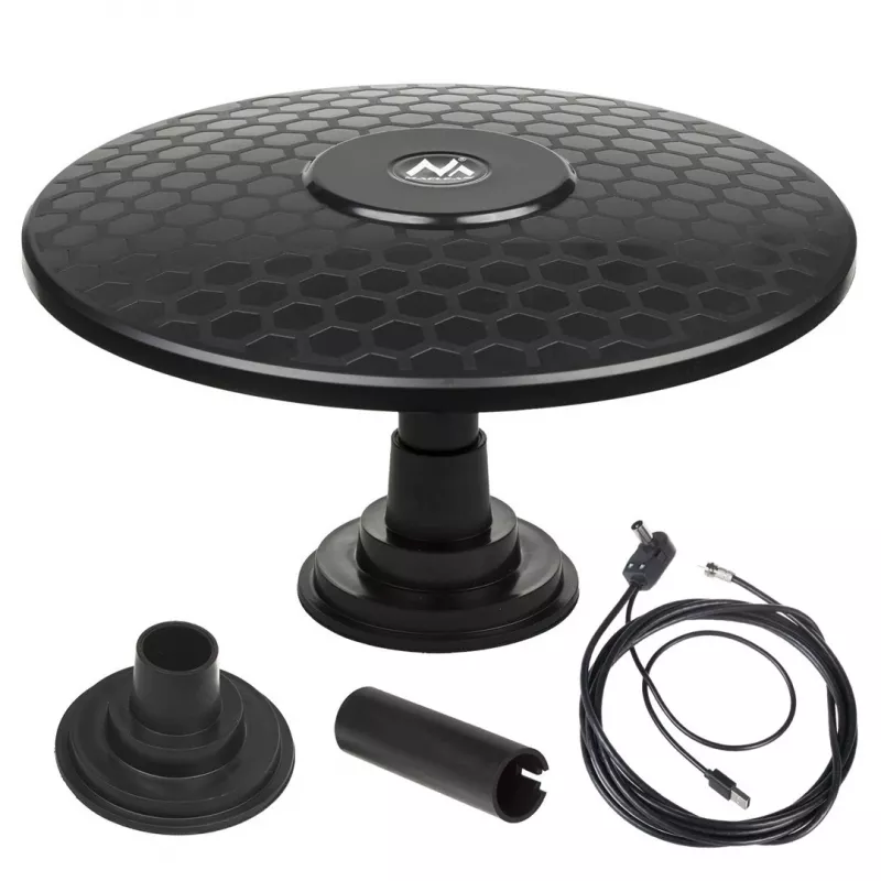 Antena telewizyjna Maclean MCTV-945 dookólna aktywna DVB-T/T2 H.265 HEVC USB magnetyczna