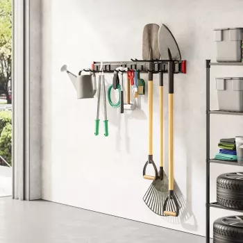 Maclean Organizer na narzędzia ścienny, stalowy, maks. obciążenie 228 kg, szerokość 1222 mm, MC-179