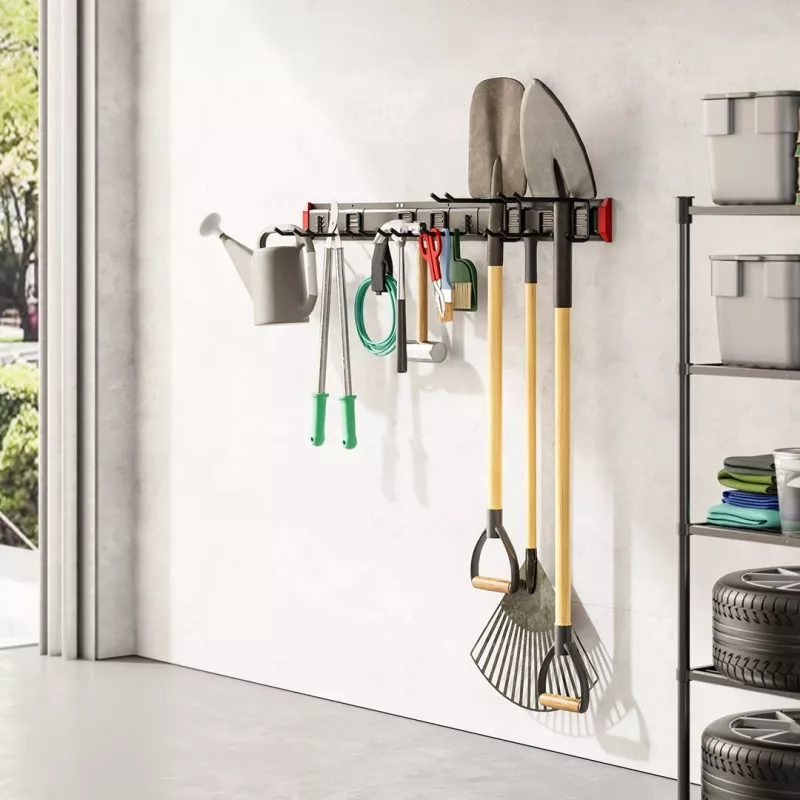 Maclean Organizer na narzędzia ścienny, stalowy, maks. obciążenie 228 kg, szerokość 1222 mm, MC-179