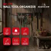 Maclean Organizer na narzędzia ścienny, stalowy, maks. obciążenie 228 kg, szerokość 1222 mm, MC-179