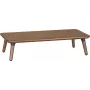 Maclean Drewniana podstawka pod monitor / laptop, (500x240x120mm), czarny orzech, maks. 20kg, MC-930
