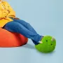 Mad Monkey Foot Warmer Dinosaur - Elektryczny podgrzewacz do stóp z 3 poziomami grzania, zabezpieczeniem przed przegrzaniem, automatycznym wyłączaniem po 90 minutach, miękkim pluszem, zielony