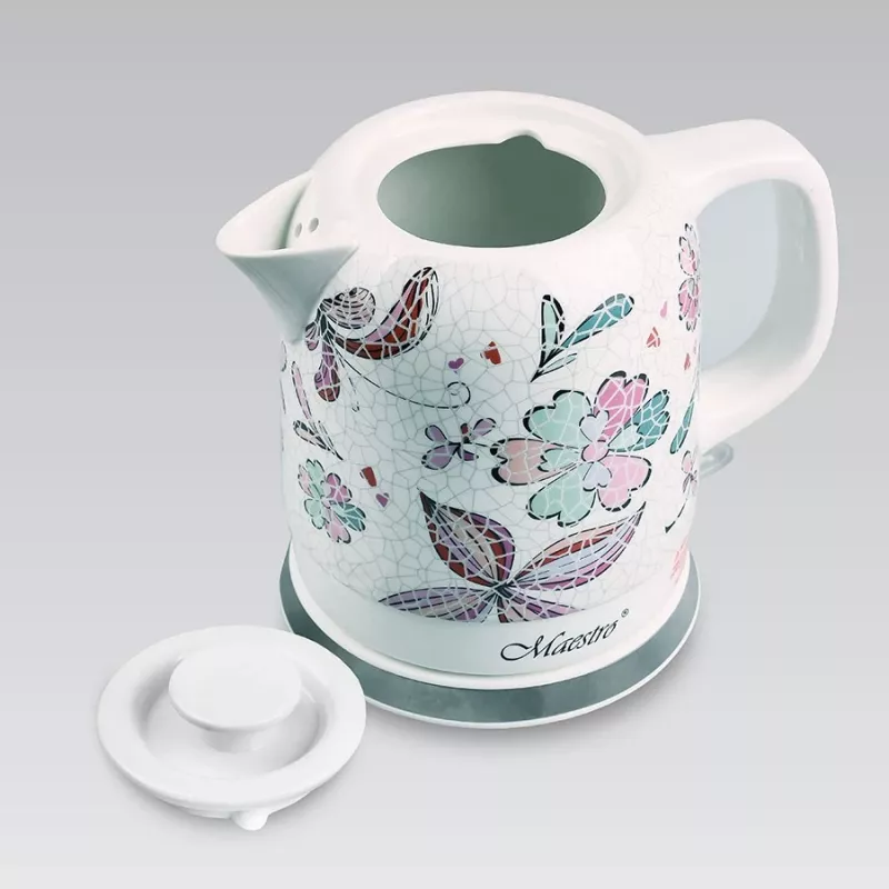 Maestro MR-068 czajnik ceramiczny czerwony 1,5 l 1200 W