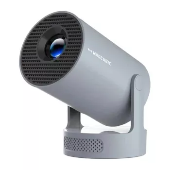 Projektor Magcubic HY300PRO+ z Android 11.0, obsługa 4K UHD, Wi-Fi 6, Bluetooth 5.0, 200 ANSI lumenów, szary