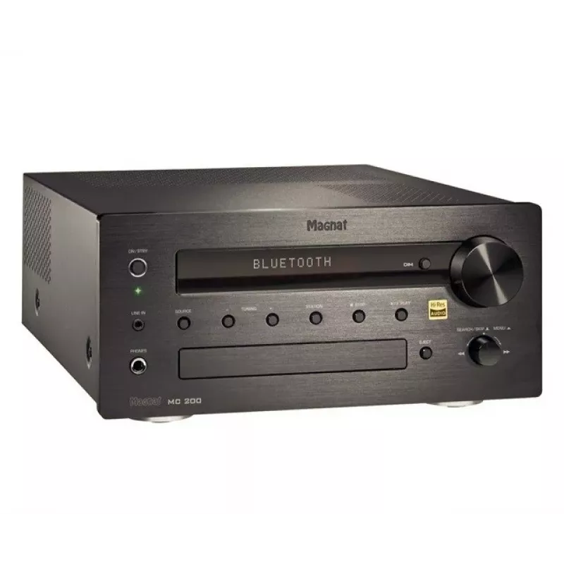 Wzmacniacz stereo MAGNAT MC-200 z Bluetooth 5.0, Wi-Fi, DAB+ i wejściem gramofonowym MM