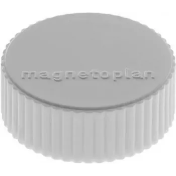 MAGNETOPLAN HOLTZ Discofix Magnes Okrągły Magnum, Szary, Lity Rdzeń Ferrytowy, Siła Trzymania 2,0 kg 1660001