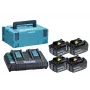 Makita 197970-3 18V LXT Akumulator i Ładowarka do Narzędzi Akumulatorowych (5.0Ah, BL1850B, DC18RC)