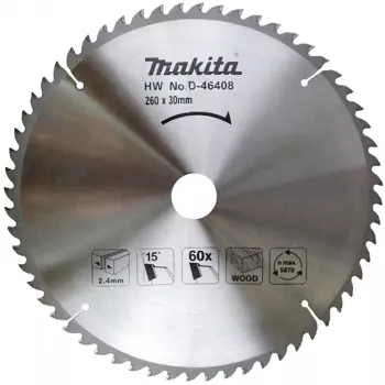 Makita D-46408 Brzeszczot do piły tarczowej 190mm 40 zębów TCT ATB Fine Cut Makforce