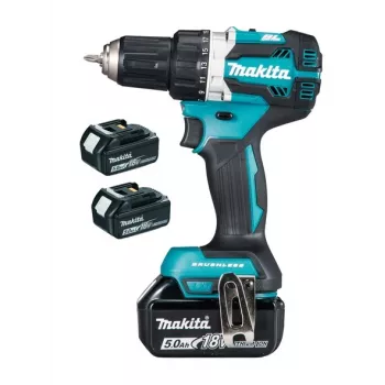 Makita DDF484RT3J 18V Bezszczotkowa Wiertarko-wkrętarka akumulatorowa z 3x bateriami 5.0Ah, 54 Nm