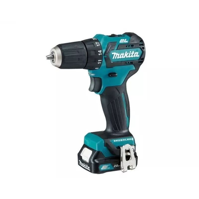 Makita DF332DSAE 12V Max CXT Bezszczotkowa Wiertarko-Wkrętarka Zestaw (2x2.0Ah)