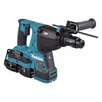 Makita DHR281PT2J 36V (2x18V) Bezszczotkowy Wiertarko-młot SDS-Plus z 2 bateriami 5.0Ah, dwugniazdową ładowarką i walizką Makpac