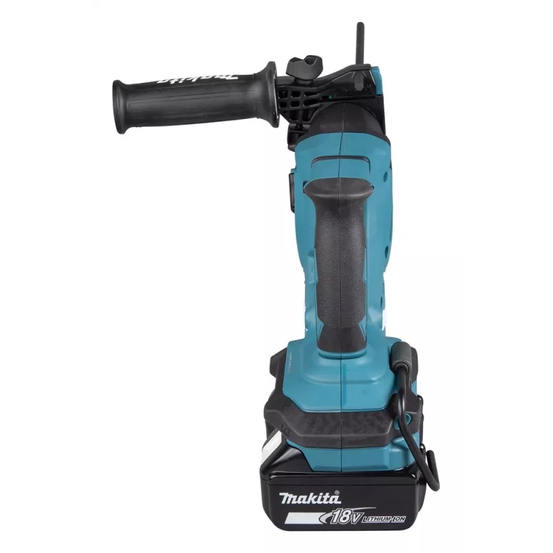 Makita DHR281PT2J 36V (2x18V) Bezszczotkowy Wiertarko-młot SDS-Plus z 2 bateriami 5.0Ah, dwugniazdową ładowarką i walizką Makpac