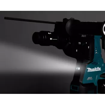 Makita DHR281PT2J 36V (2x18V) Bezszczotkowy Wiertarko-młot SDS-Plus z 2 bateriami 5.0Ah, dwugniazdową ładowarką i walizką Makpac