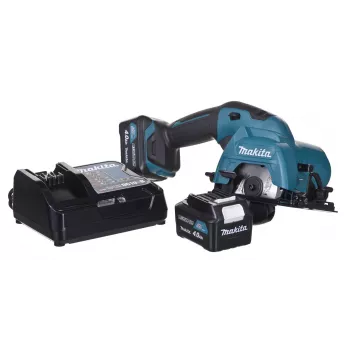 Makita HS301DSME Akumulatorowa pilarka tarczowa 12V Max CXT 85mm z 2 akumulatorami 4.0Ah, ładowarką i walizką Makpac