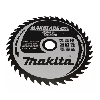 MAKITA MAKBLADE PLUS Brzeszczot do piły tarczowej 250x30x40T do drewna