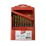 MAKITA Titanium Drill Bit Set HSS-G TiN 19pcs 1-10mm