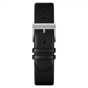 MAM MAM621 Uniseks Zegarek Analogowy 39mm Czarna Tarcza Czarny Pasek Skórzany