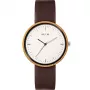 MAM MAM650 Zegarek Unisex 39mm Drewno Hebanowe i Stal Nierdzewna