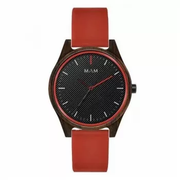 MAM MAM695 Zegarek Unisex 39mm Czarna Stal Nierdzewna