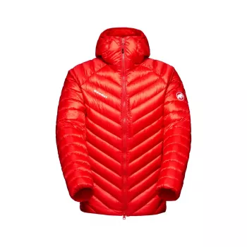 Kurtka z kapturem Mammut Broad Peak IN dla mężczyzn - Mammut Red, rozmiar S