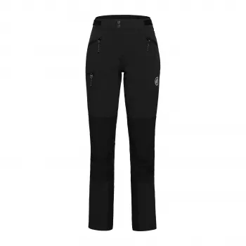 Mammut Courmayeur SO Pants Damskie Spodnie Softshellowe Czarne Rozmiar S