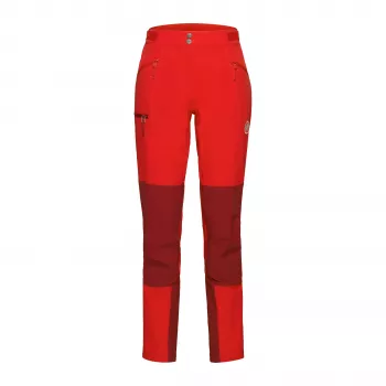Mammut Courmayeur SO Women's Softshell Pants - Red/Dark Red